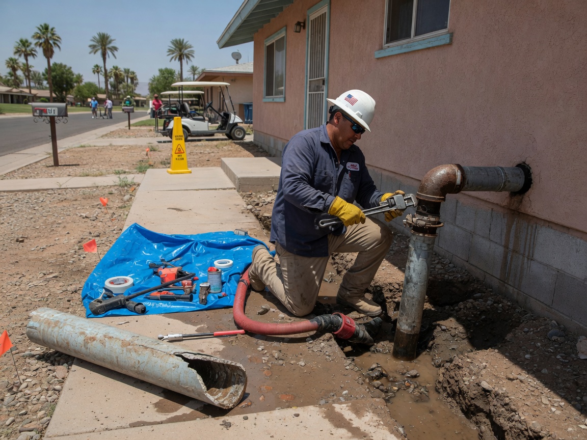 Broken Pipe Plumber in Sun City, AZ