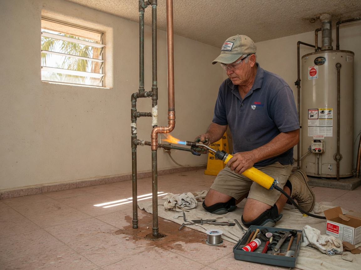 Burst Pipe Repair in Brookside Village