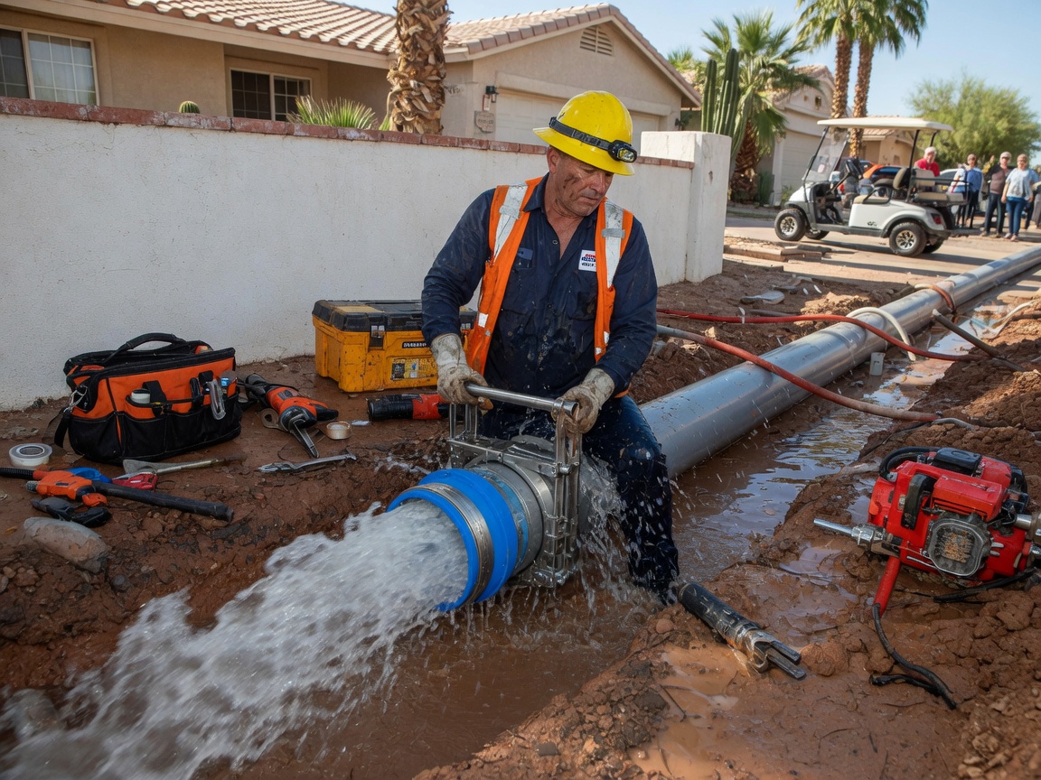 Emergency Burst Pipe Repair in Sun City, AZ