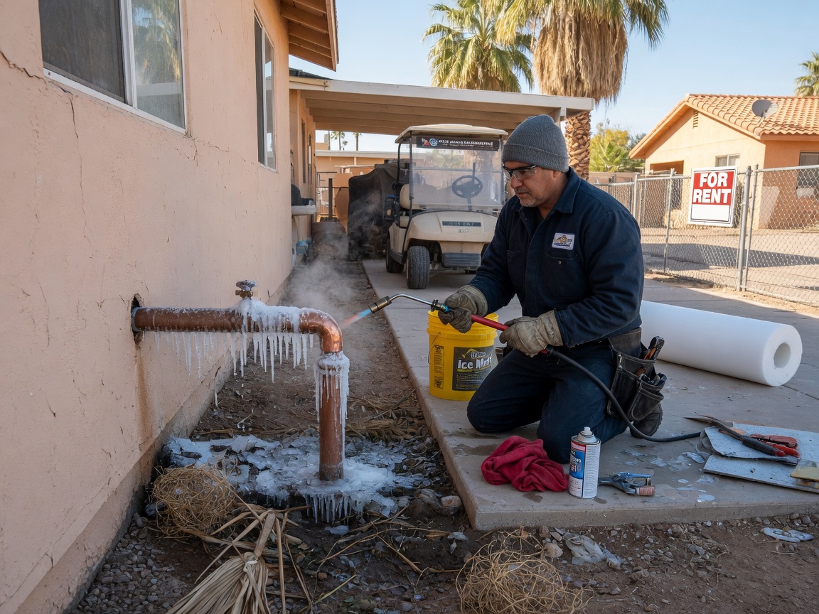 Frozen Pipe Repair in Sun City, AZ